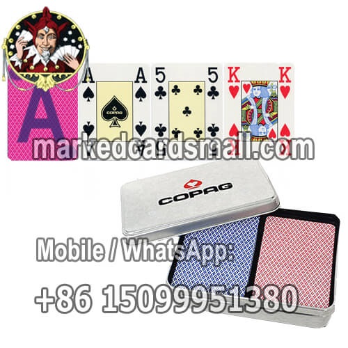 What are marked playing cards?
